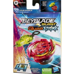 Hasbro Jeux De Récréation<Starter Pack Beyblade Burst Quadstrike - Toupie Stellar Hyperion H8 Et Lanceur