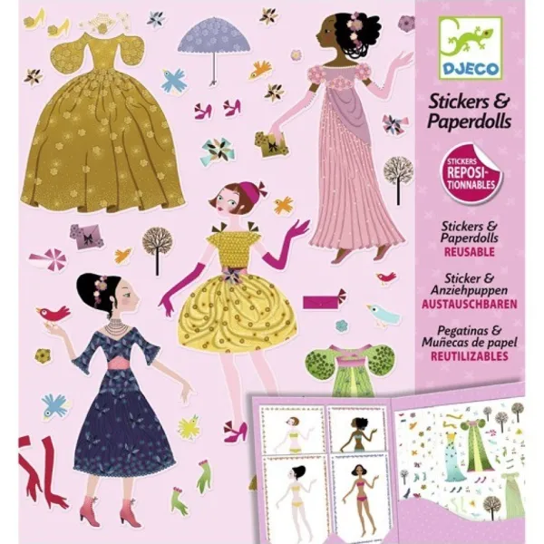 Djeco Découpage, Collage, Pliage<Stickers Robes Des 4 Saisons