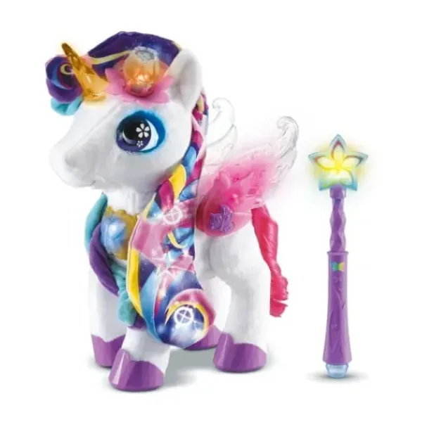 VTech Peluches Interactives<Styla, Ma Licorne Maquillage Magique