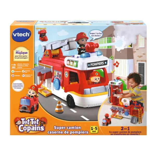 VTech Activités D'éveil<Super Camion Caserne De Pompiers - Tut Tut Copains