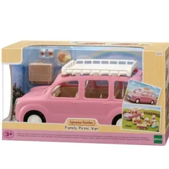 Sylvanian Families Heros & Univers< - 5535 - Le Monospace Rose Et Set De Pique-Nique