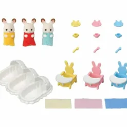 Sylvanian Families Heros & Univers< - 5532 - Les Triples Et Accessoires De Puericulture