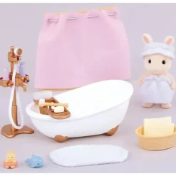 Sylvanian Families Heros & Univers<- 5022- Baignoire Et Douche