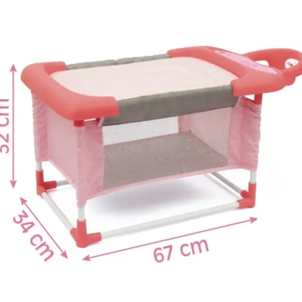 LOVE BEBE Accessoires Poupons<Table A Langer Poupon 6 Accessoires - Nursery 3 En 1
