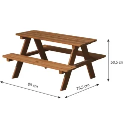 SUN and SPORT Tables Et Chaises De Jardin<Table De Pic-Nic En Bois