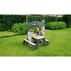 Exit Toys Bacs À Sable<Table Sable Et Eau Aksent Avec Bancs Et Parasol