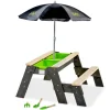 Exit Toys Bacs À Sable<Table Sable Et Eau Aksent Avec Banc Et Parasol