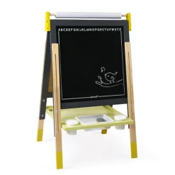 Janod Tableaux, Ardoises<Tableau Reglable En Bois Ardoise Et Magnetique - Jaune