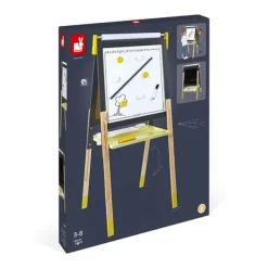 Janod Tableaux, Ardoises<Tableau Reglable En Bois Ardoise Et Magnetique - Jaune