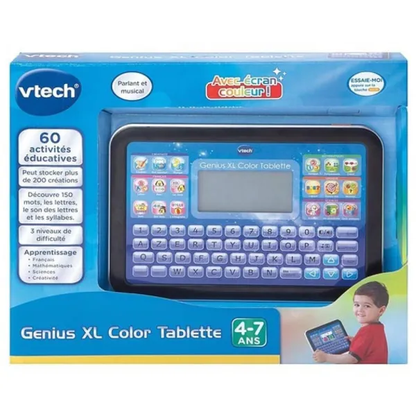 VTech Tablettes Et Téléphones<Tablette Genius Xl Color Noire