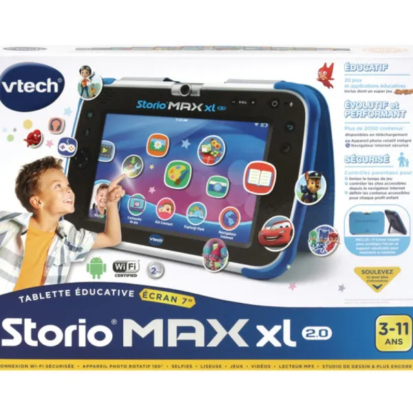 VTech Tablettes Et Téléphones<Tablette Storio Max Xl 2.0 Bleue