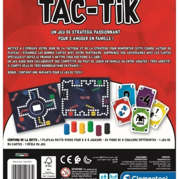 Clementoni Jeux De Stratégie<Tac-Tik