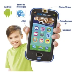VTech Tablettes Et Téléphones<Telephone Kidicom Max Bleu
