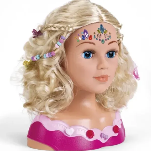 Miss Fashion Têtes À Coiffer<Tete A Coiffer Et A Maquiller Avec Accessoires Et Stickers - 33 Cm