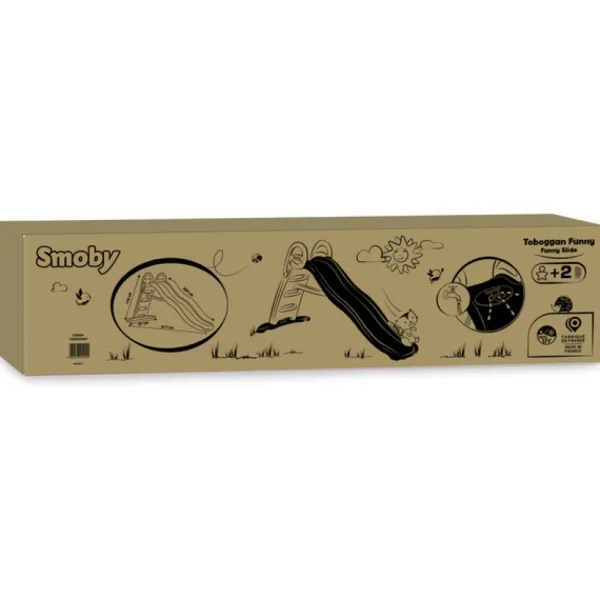 Smoby Toboggans<Toboggan Funny - Jeu Plein Air - Glisse De 2 Metres