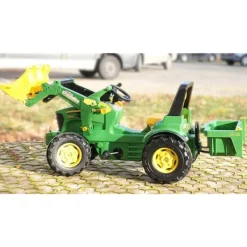 Rolly Toys Tracteurs À Pédales<Tracteur A Pedales John Deere 7930 Avec Remorque