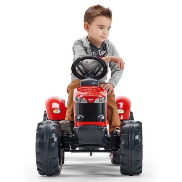 Falk Tracteurs À Pédales<Tracteur A Pedales Massey Ferguson Rouge Avec Remorque