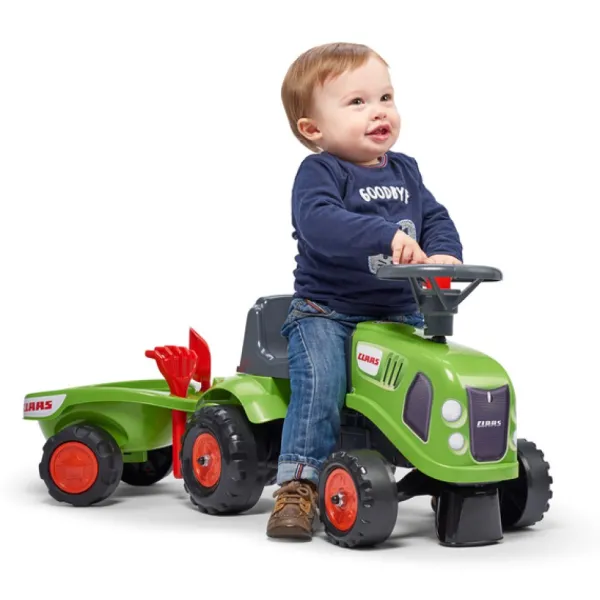 Falk Porteurs & Jouets À Bascules<Tracteur Baby Claas Avec Remorque