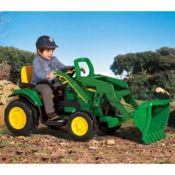 Peg Perego Voitures Électriques<Tracteur John Deere Loader 12V Avec Pelleteuse