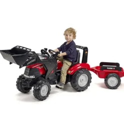 Falk Tracteurs À Pédales<Tractopelle A Pedales Case Ih Puma 240 Cvx Avec Remorque
