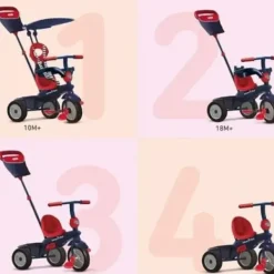 Globber Tricycles<Tricycle Exploreur 4 En 1 Rose Poudre