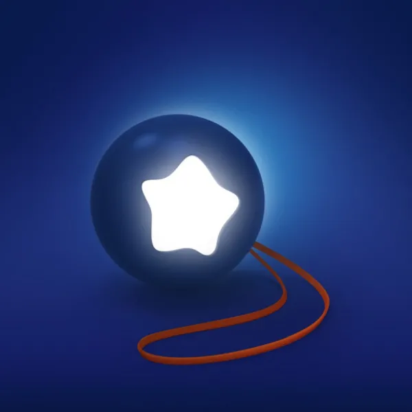 Pabobo Veilleuses<Veilleuse Little Moon Bleue