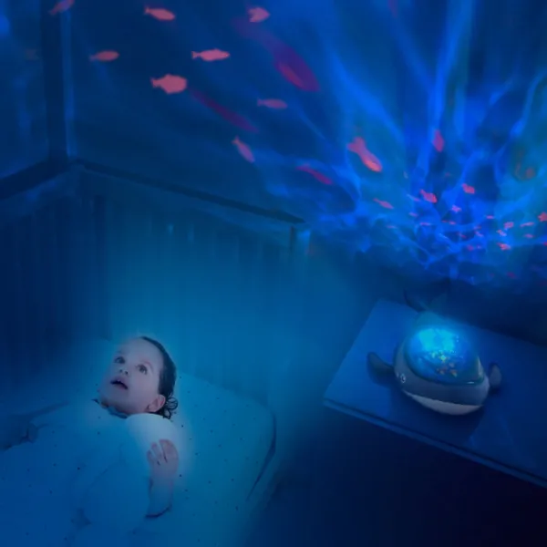 Pabobo Veilleuses<Veilleuse Musicale Baleine Aqua Dream