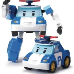 Silverlit Heros & Univers<Voiture Robot Transformable 2 En 1 - Poli - Robocar Poli -Police