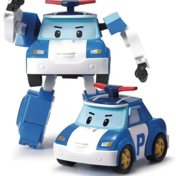 Silverlit Heros & Univers<Voiture Robot Transformable 2 En 1 - Poli - Robocar Poli -Police