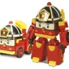 Silverlit Heros & Univers<Voiture Robot Transformable 2 En 1 - Roy - Robocar Poli - Pompier